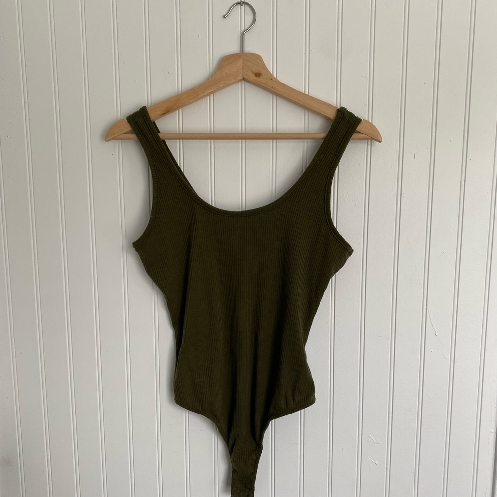 Green body suit